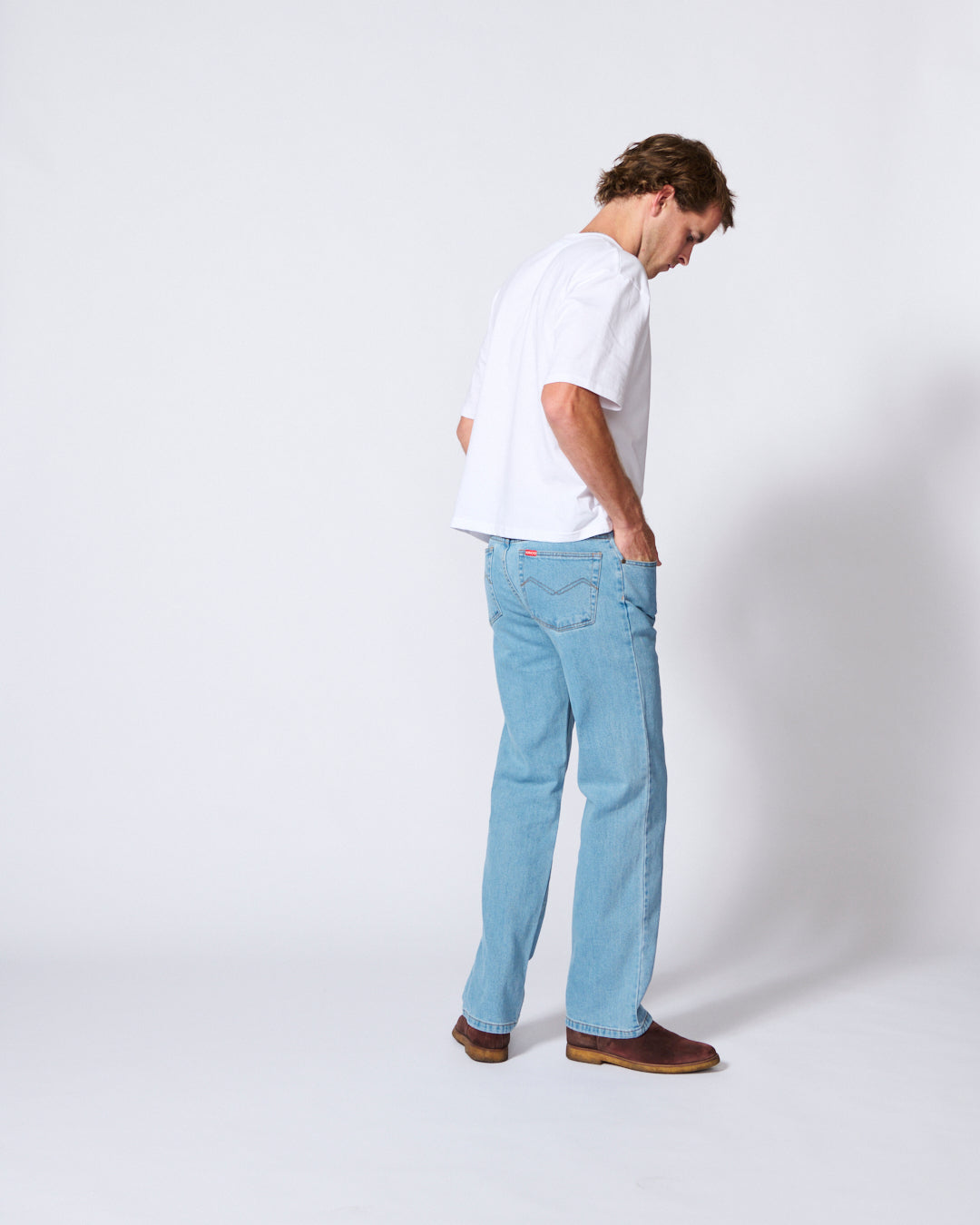 AMCO - Regular Fit Light Blue Stone Wash